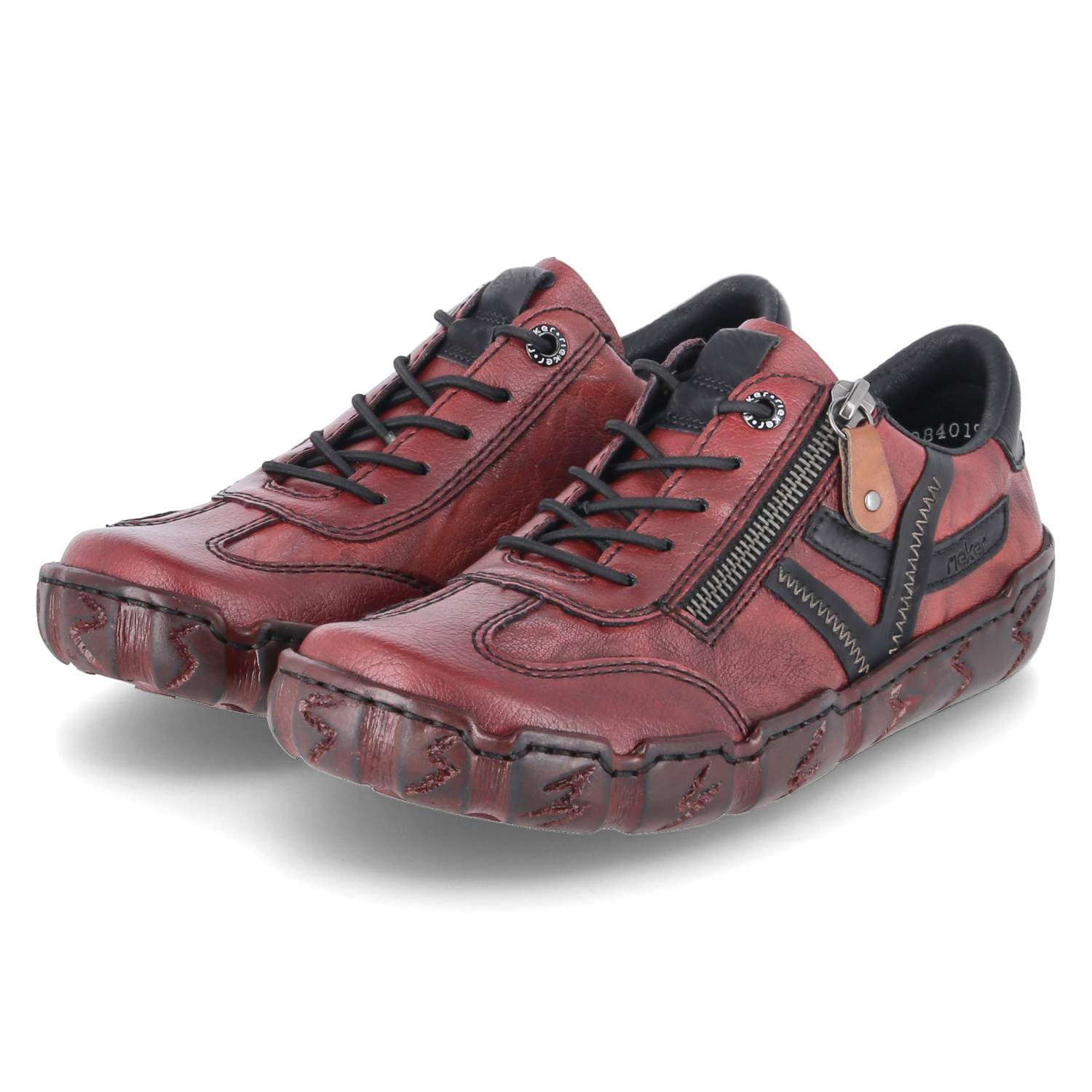 Rieker Women's L0363 Slippers, red, 4 UK