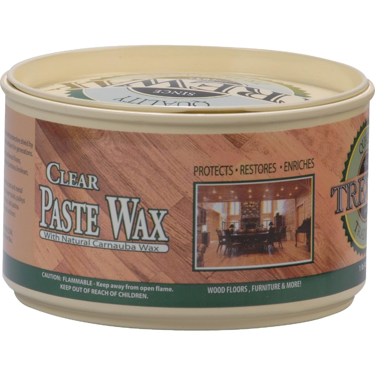 Trewax 887101016 FLR Paste Wax Clr