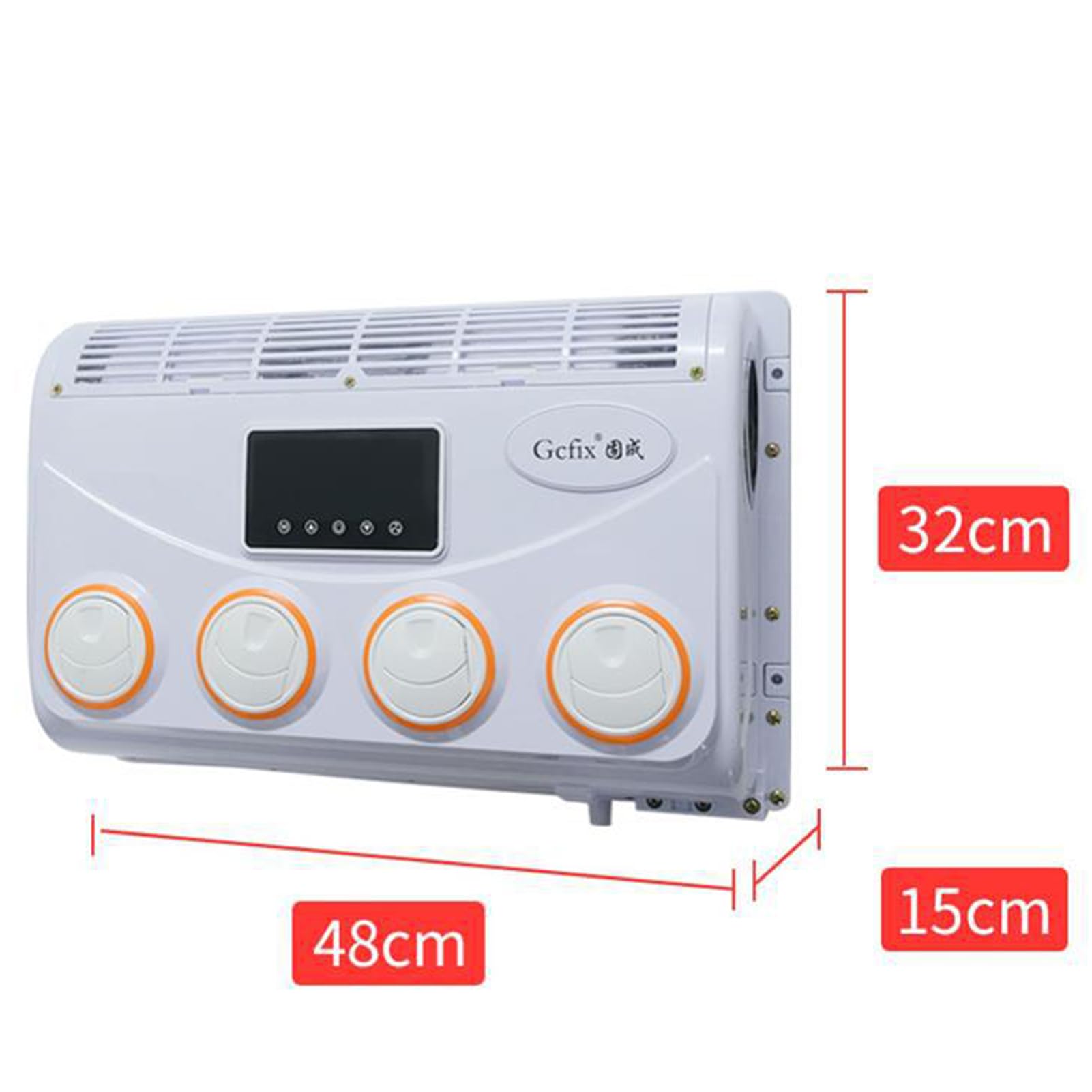 Aire acondicionado eléctrico para techo de coche de 12 V, control remoto, aire acondicionado de estacionamiento para autocaravana, camión, cámper, furgoneta y caravanas