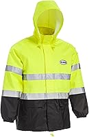 Vista 3 de Boss Chaqueta y babero unisex de alta visibilidad ANSI Clase III, resistente al agua