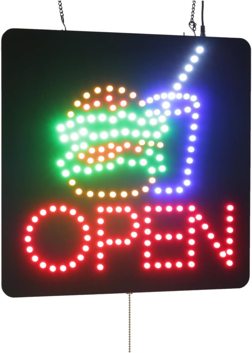 Subs Sign, 16"x16", 40x40cm, TOPKING, LED, Neon, Florescent, Signage, Signboard, Display, Billboard, Screen, Grand Opening, Gift