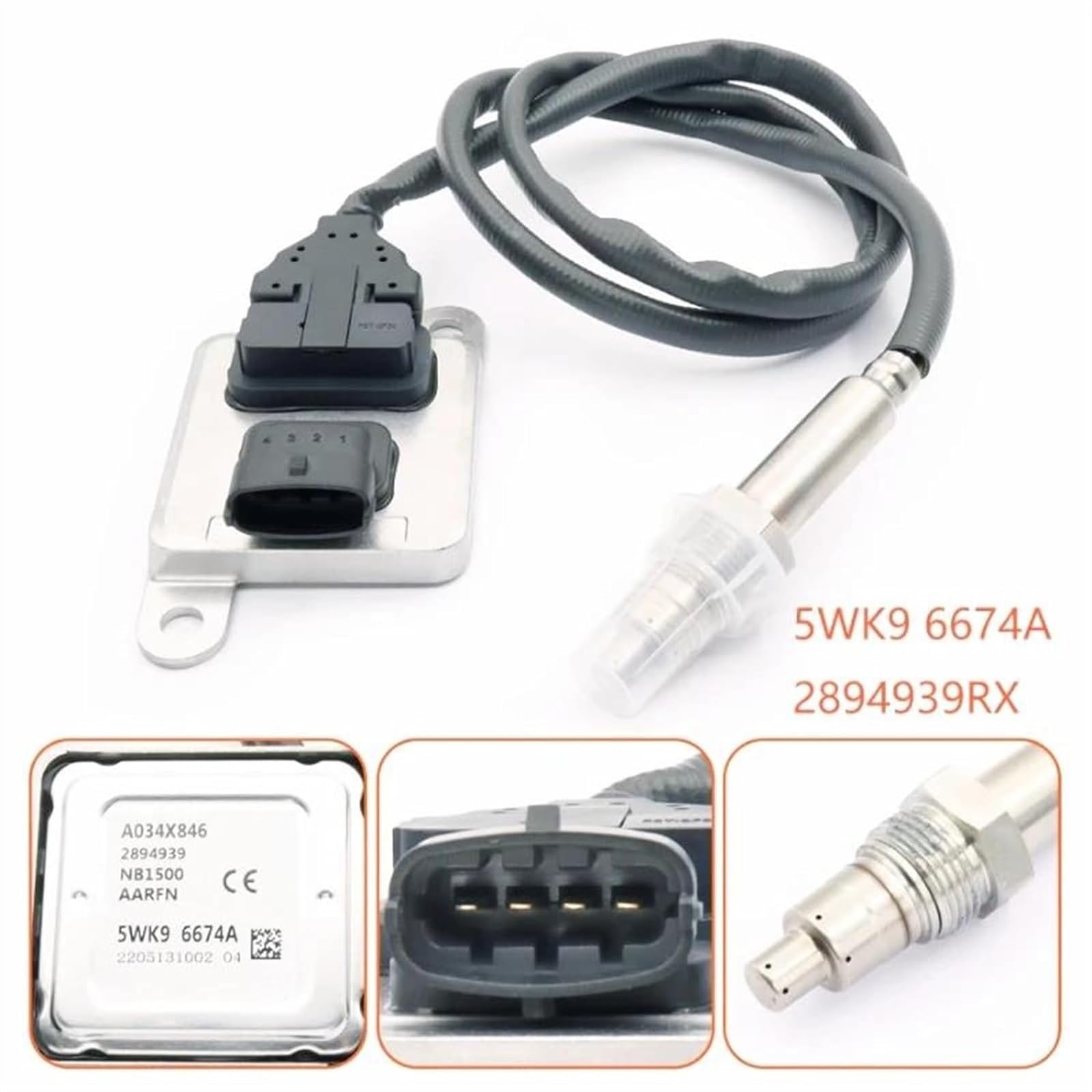 Motoryzacyjny czujnik NOx 2894939Rx 5Wk96674A do Cummins Nox czujnik tlenku azotu Nox akcesoria samochodowe