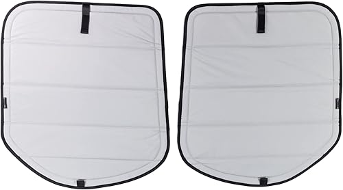 VanEssential Mercedes-Benz VS30 Puerta Trasera Completo Cubiertas De Plástico (Par) - Gris Frío