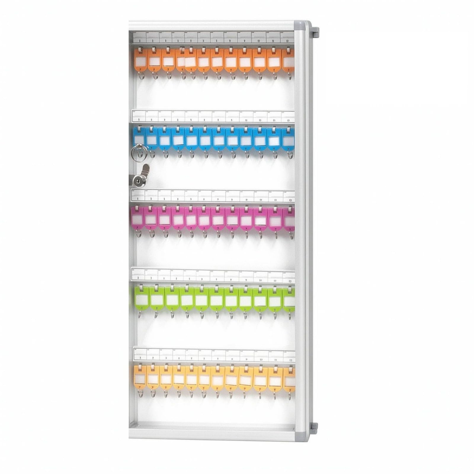 Baoblaze Armoire à Clés Murale Pratique, 60 Emplacements