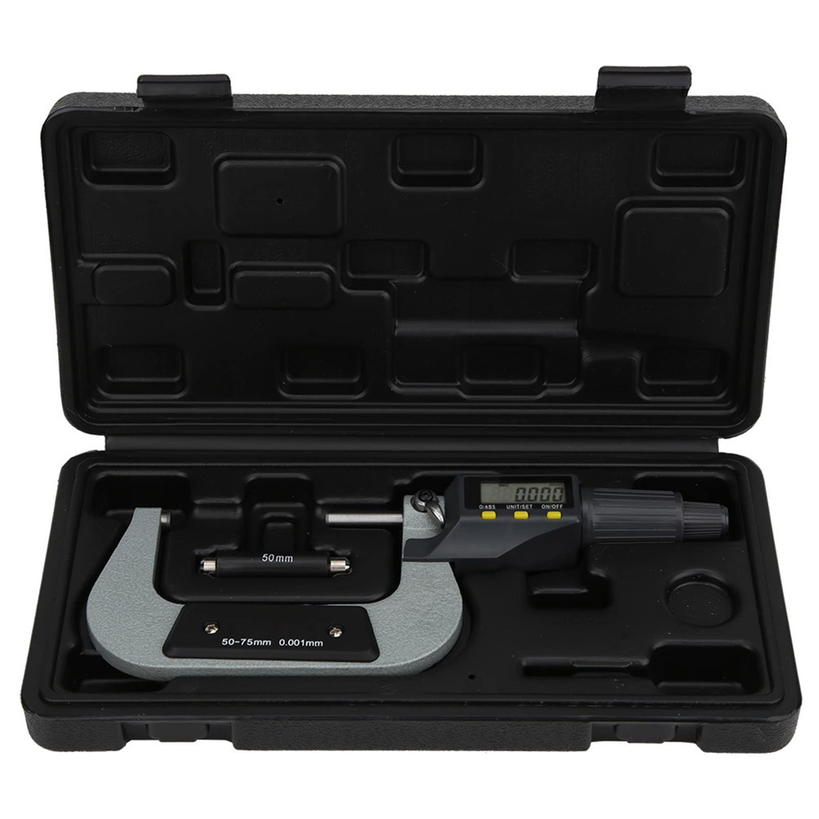 Micrómetro exterior digital Calibre micrómetro electrónico Calibre 50 75 mm Alta precisión Resolución de 0,001 mm para ingenieros Mecánicos Medición industrial