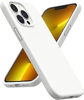 Next Store Liquid Silicone Rubber Case Compatible with iPhone 13 Pro 6.1 inch - Full Body Protection, Shockproof, Drop Proof, Durable Wear-Resistant Design, Elegant White