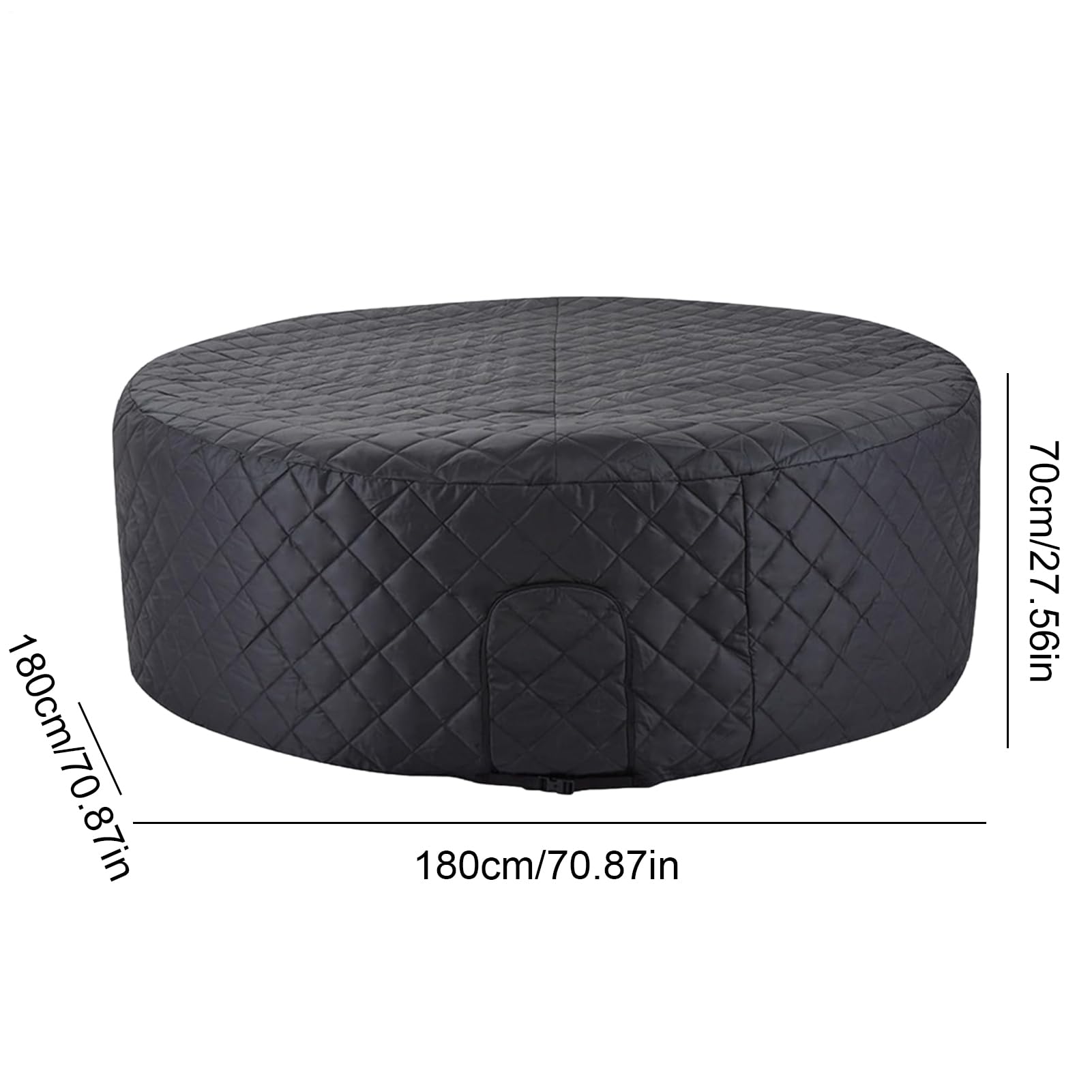 Copertura gonfiabile per vasca idromassaggio, protezione termica isolante, pieghevole, per la conservazione del freddo, accessorio per cortile a risparmio energetico, per patio, giardino, casa, spa