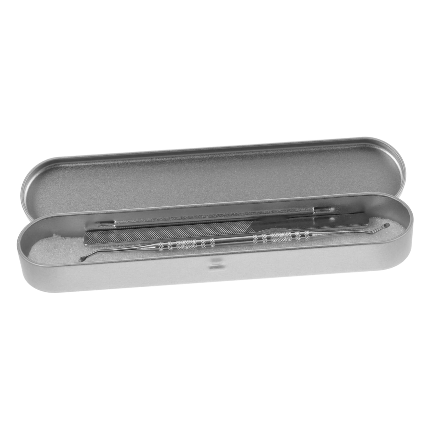 VALICLUD Stainless Steel 3-piece Manicure Set Nail Clippers Kit Ingrown Toenail French Manicure Tools Set for Women