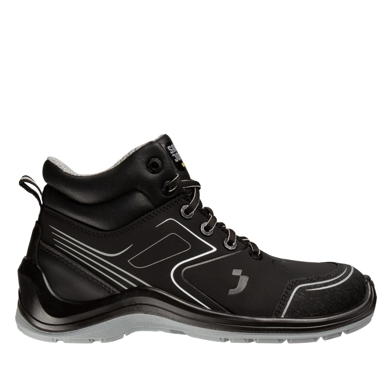 SAFETY JOGGER S3 Chaussures de Sécurité pour Hommes - Flow Mid - Chaussure de Travail Antidérapante, Résistante à l'eau, Confortable et ESD, Embout en Composite, sans Métal, Aussi pour Femmes