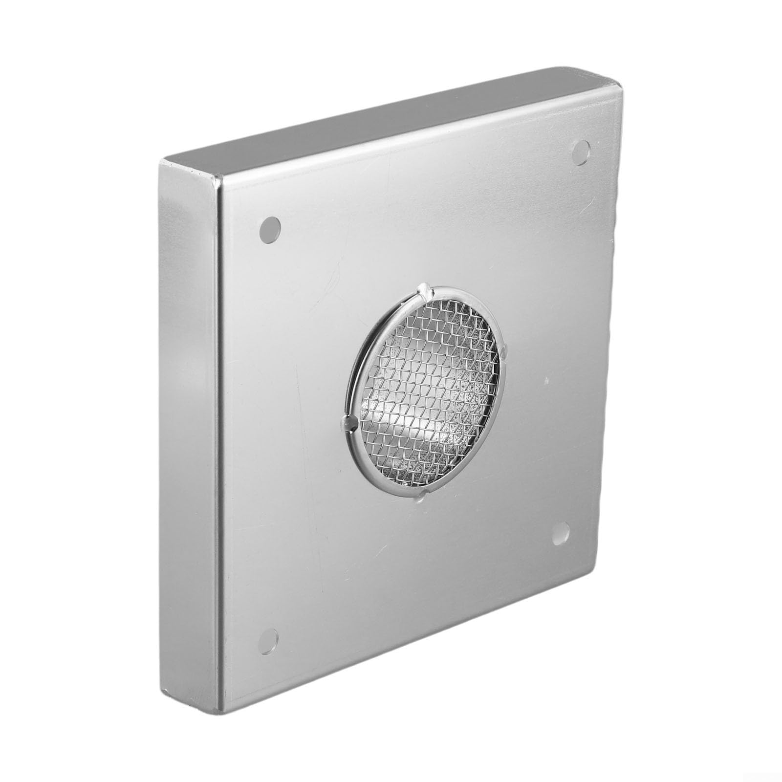 Kit de entrada de aire fresco para estufa de pellets, tubo flexible de aluminio de 2 pulgadas con abrazaderas de placa de pared de acero inoxidable y campana de lluvia para instalación de ventilación