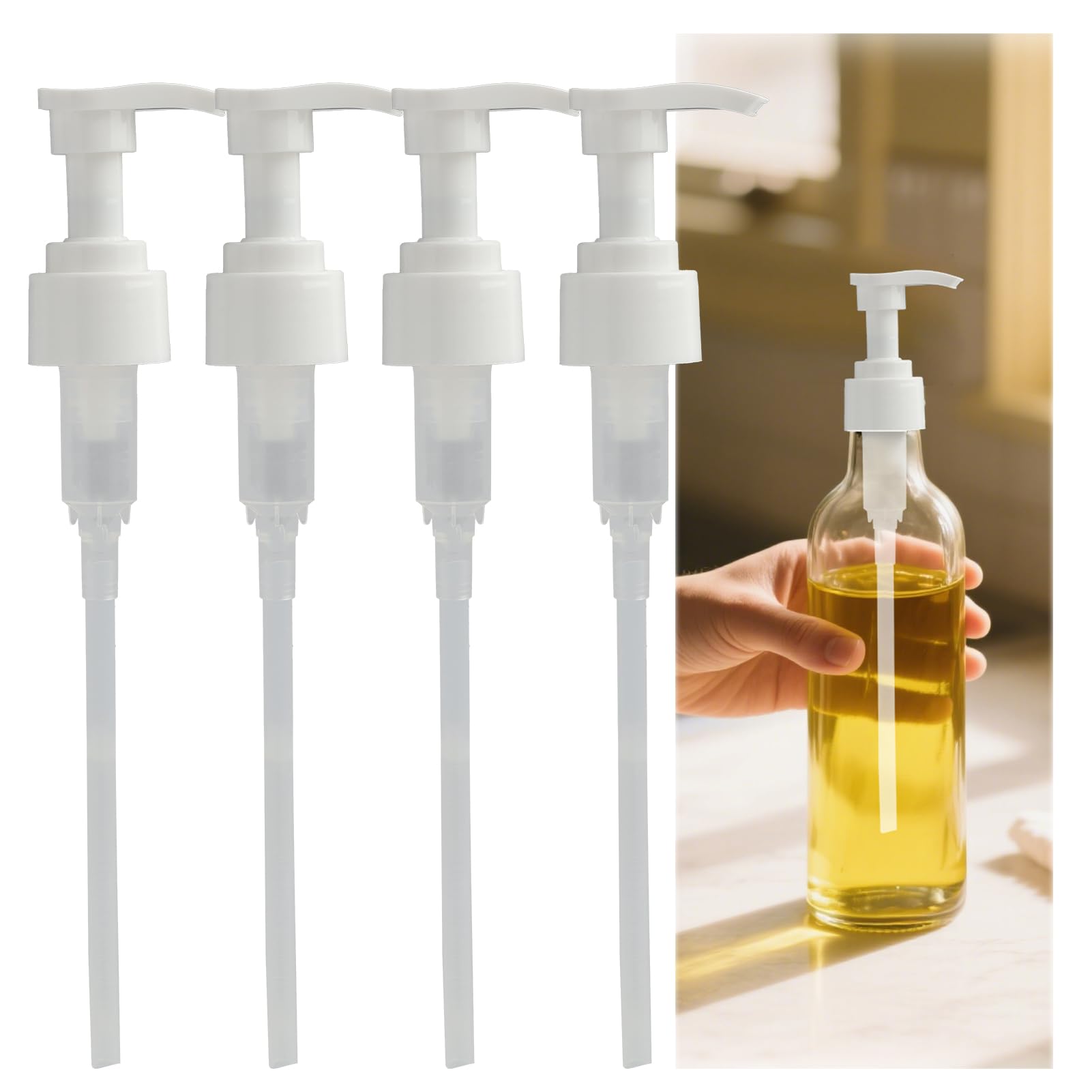 4x Mellbree Dosierpumpen 1L Für Sirup - 28/410 Gewinde Mit 1:80 Mischverhältnis