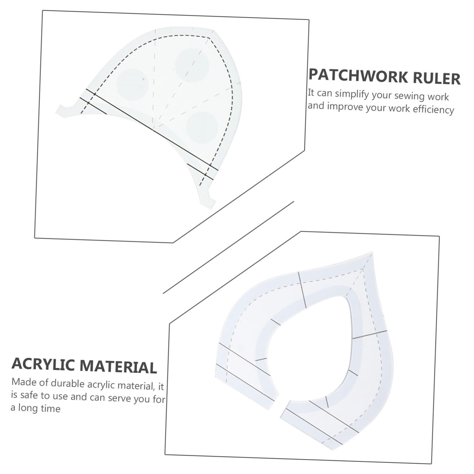 Operitacx 27 Uds Herramientas De Patchwork Regla De Costura De Tela Regla Para Acolchar De Patchwork DIY De DIY Suministros De Costura De Costura De