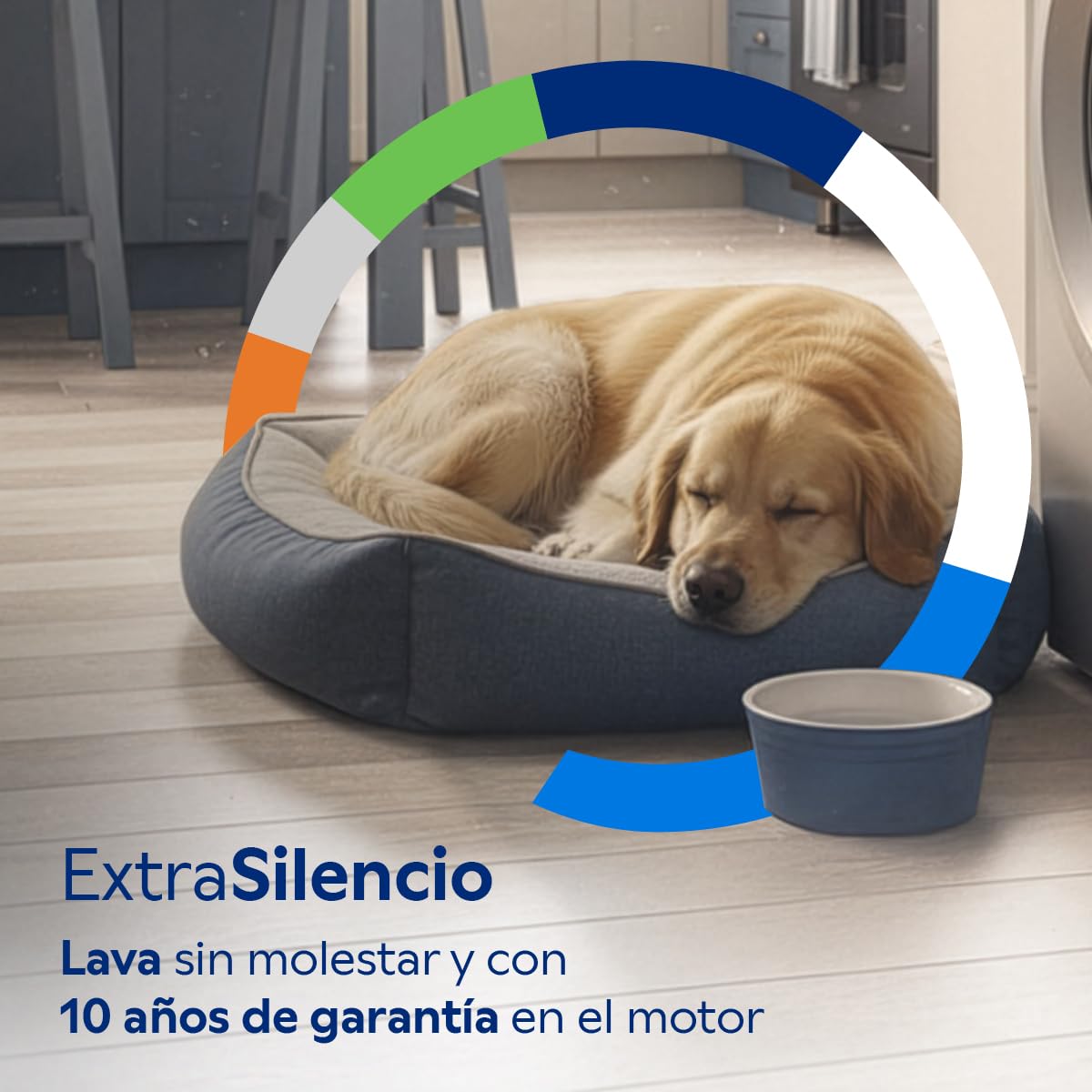 Balay - Lavadora, Libre Instalación, 10 kg, AutoDosificación, Programas Super Rápido y Rápido/mix, Programa plancha, Silenciosa, Home Connect, acero mate antihuellas, 3TS3104XH
