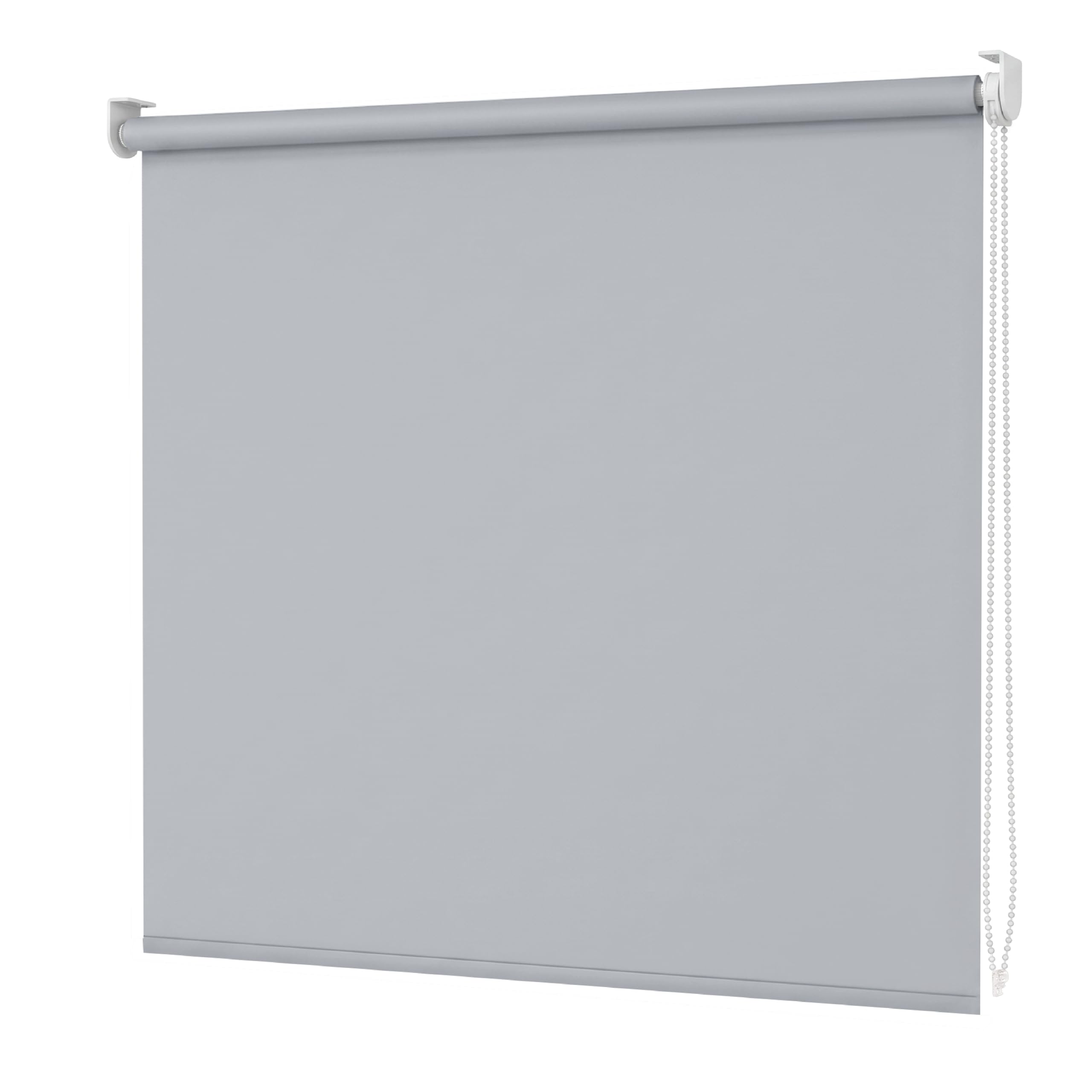 APEX FURNISHINGS Light Grey Blackout roller blinds, W 100cm x L 165cm