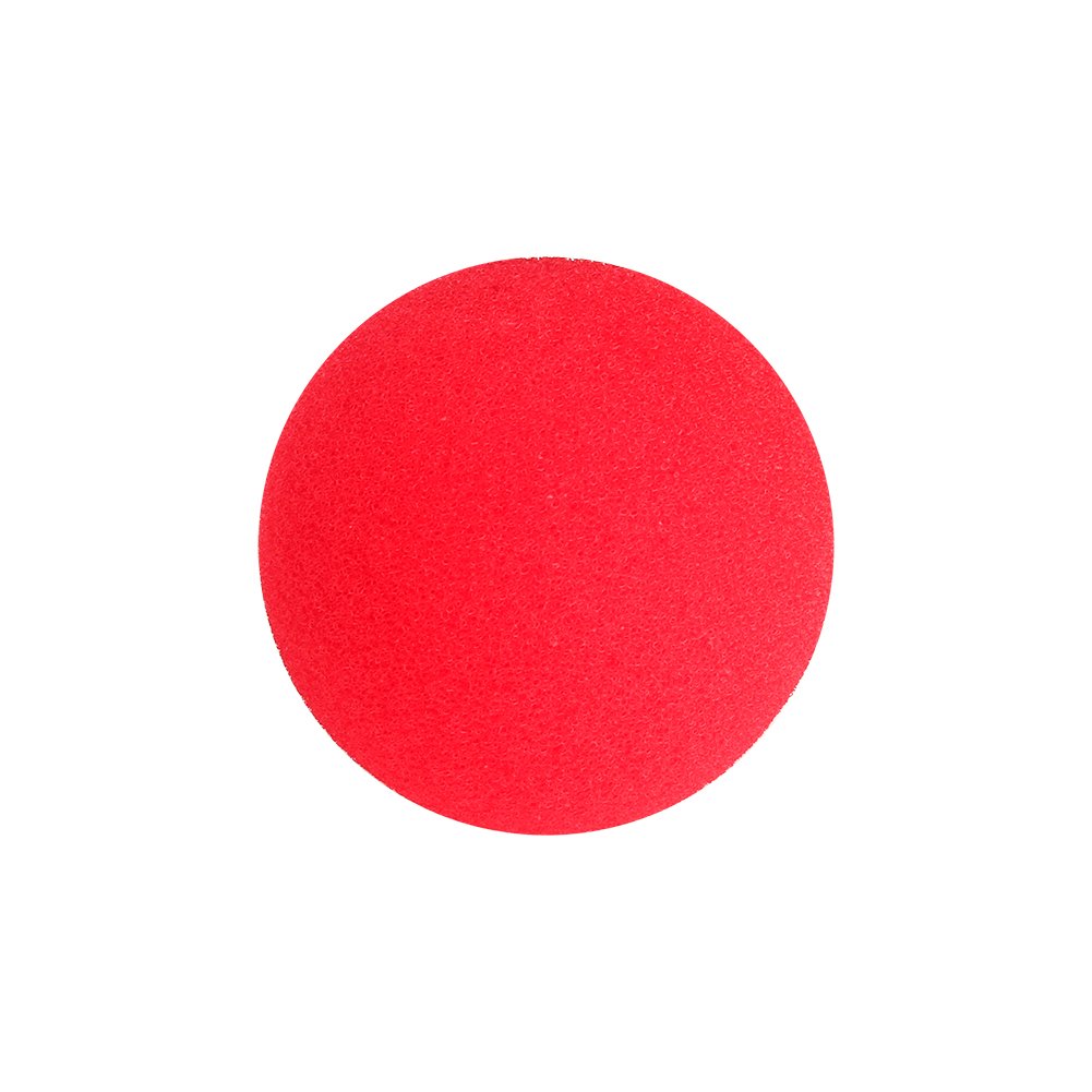 10Pcs Red Softball Sponge Balls for Magical Appear and Disappear, Classic Comedy Trick Props Toys with Street Closeup Comedy Trick