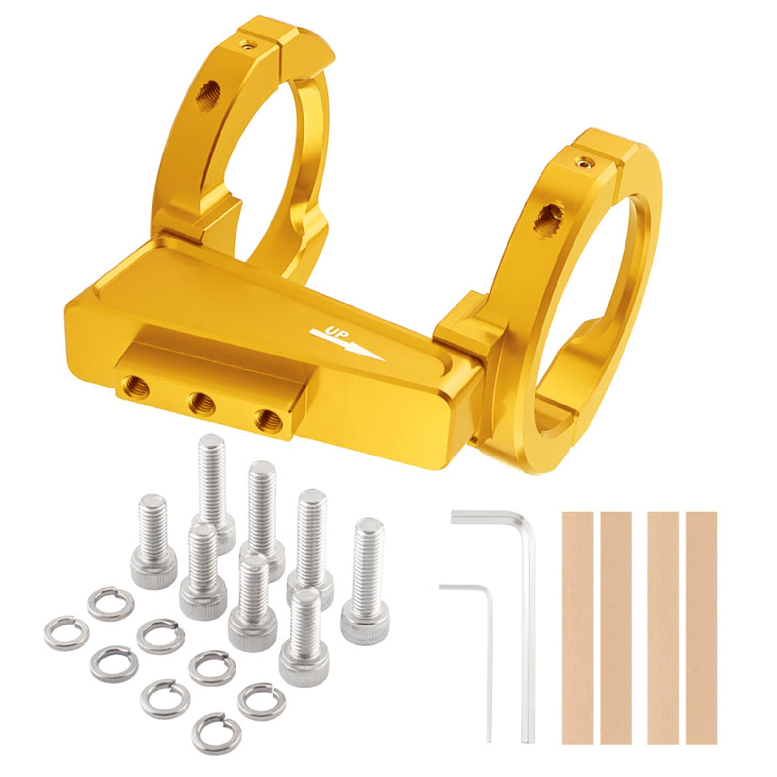 Tsophreniq Aluminum Alloys Cycling Accessory Bag Mount Ergonomic Conversion Brackets for Folded Bikes Aluminum Alloys Bike Front Rack
