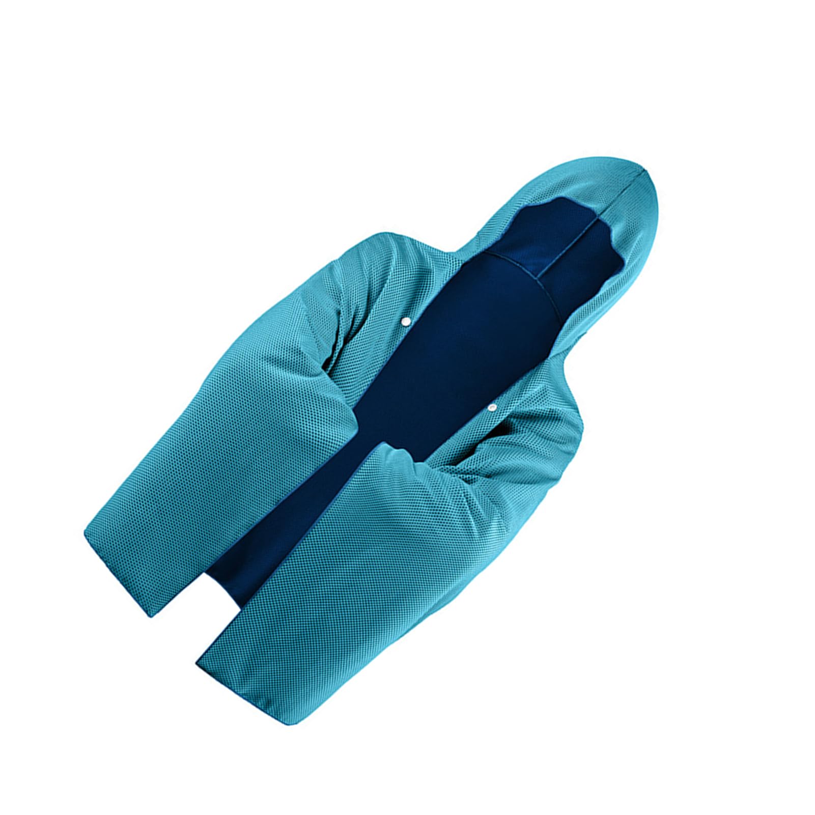 TWISAXC Stay Comfortable And Dry Lightweight Beach Towel Poncho Portable Quick Drying fiber Towels Sun Cape, Sky blue