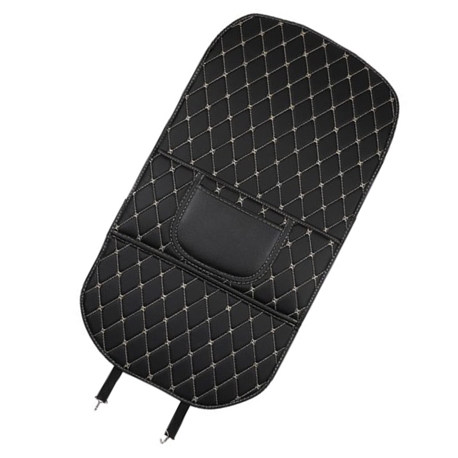 Bouclier Arrière de Siège de Voiture en Cuir PU, Couverture de Tapis de Protection de Siège Arrière, Facile à Nettoyer (Plus gros)