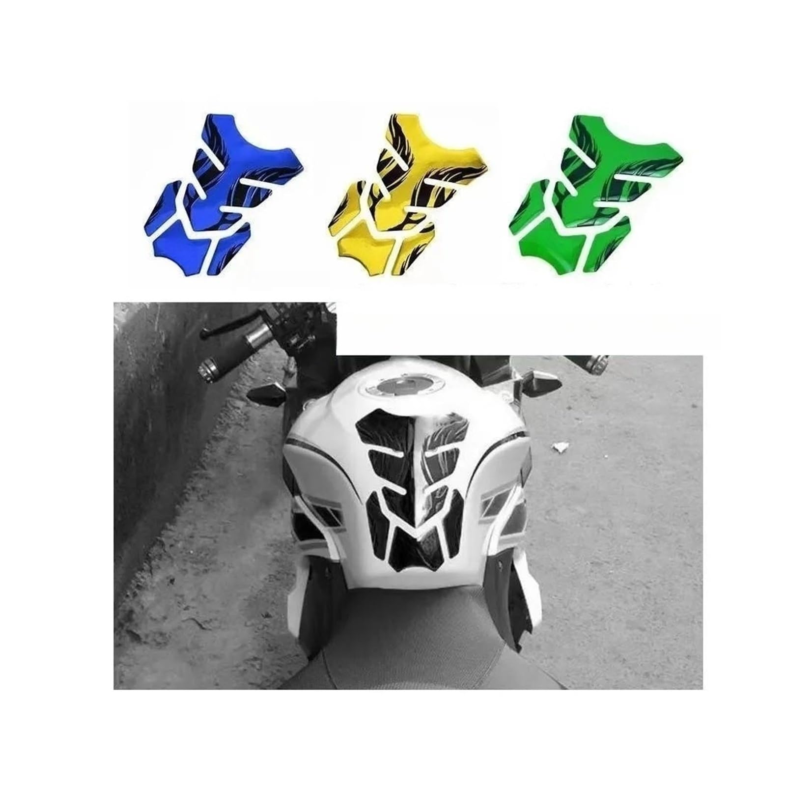 Moto Tank Pad Adesivo Universale Per Serbatoio Carburante Per Moto
