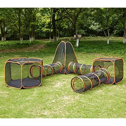 6-in-1 Cat Tent and Tunnel Set Cover