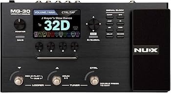 Amazon.co.jp: NUX MG-30 Procesador de Efectos de Guitarra de