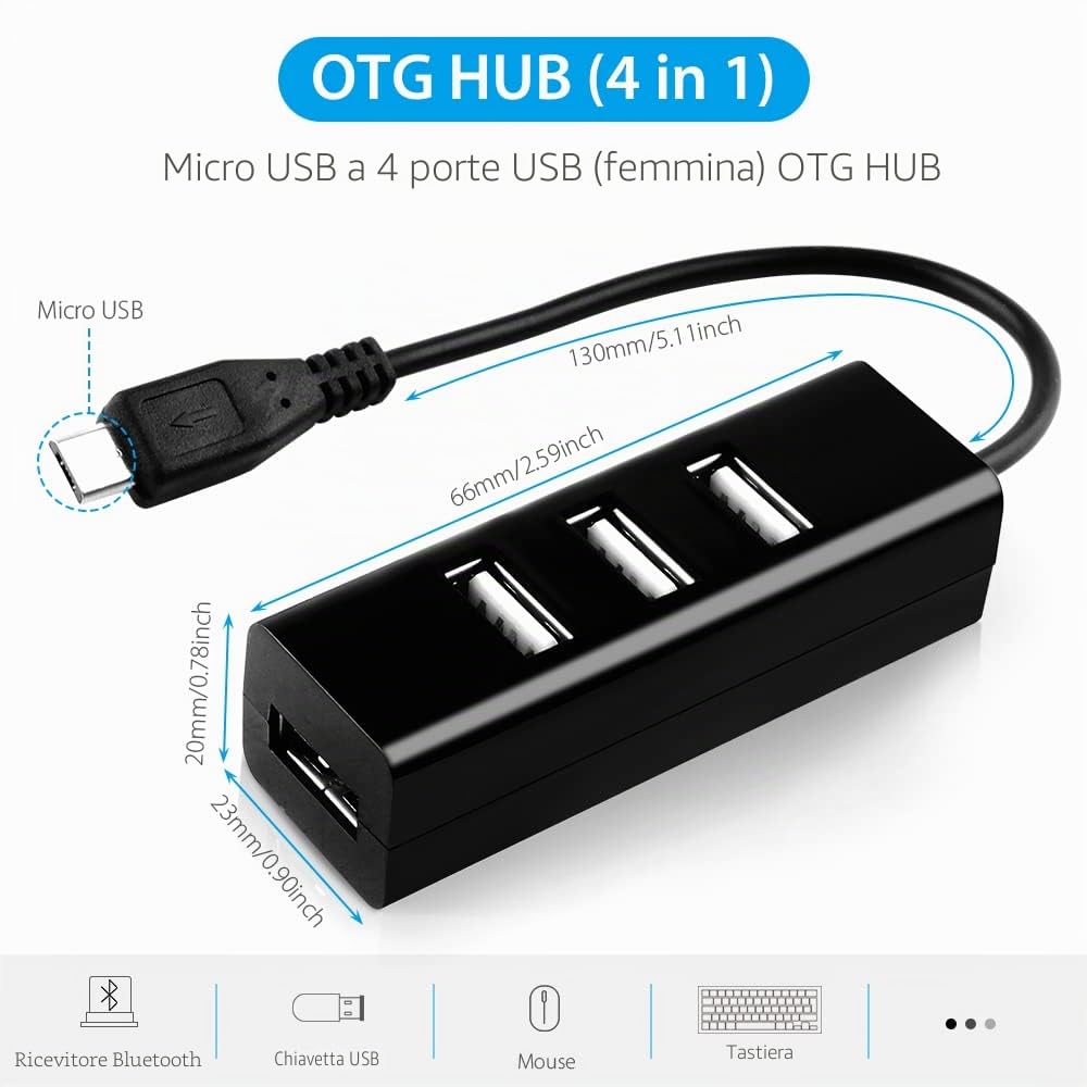 GeeekPi Raspberry Pi Zero W Starter Kit, with RPi Zero W Aluminum Case, 64GB SD Card, Power Adapter, 20Pin Header, Micro USB to OTG Adapter, HDMI Cable, HDMI Adapter, Switch Cable and 4 Port USB Hub