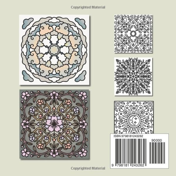 MINI MANDALA: Bold and Easy Mini Coloring Book: Cozy Mandalas for Adults and Teens for Stress Relief and Mindfulness (Mini Mandala Coloring Book) image 3