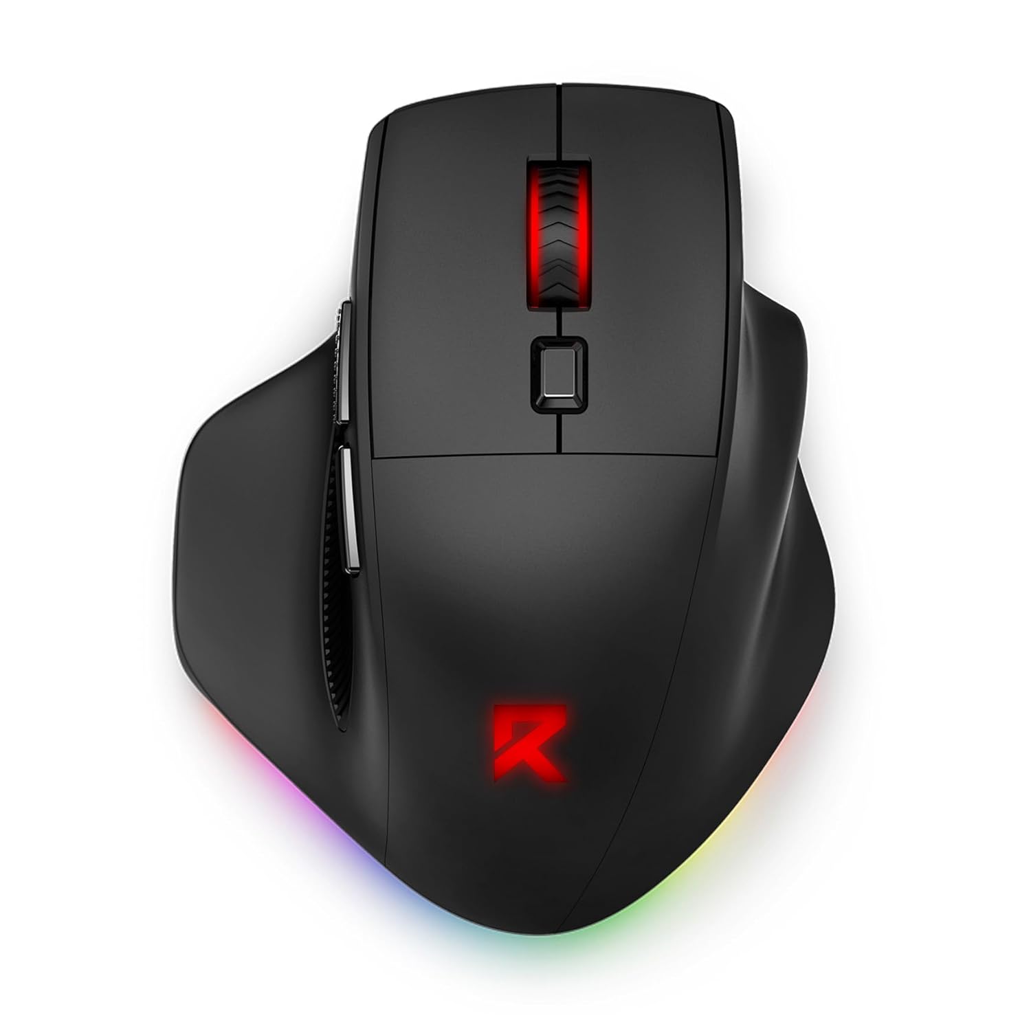 Redragon Large Wireless Gaming Mouse for Big Hands Tri-Modes 2 4G Bluetooth Wired Rechargeable Ergo RGB Mouse with