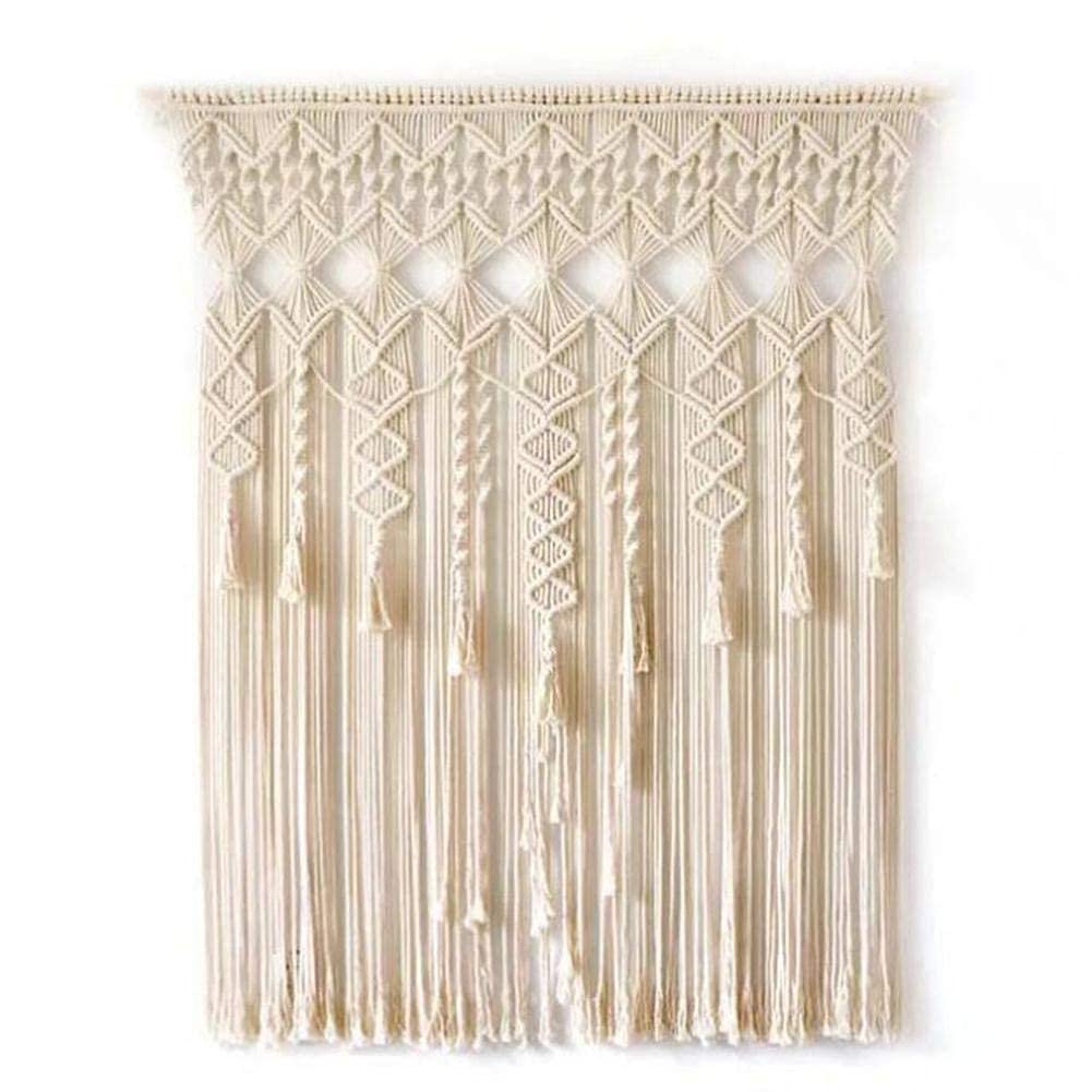Tapiz Colgante de Pared Tejido de macramé, decoración de Arte geométrico Bohemio para el hogar, macramé Hecho a Mano, decoración del hogar, decoración de la habitación del Dormitorio del apartamento