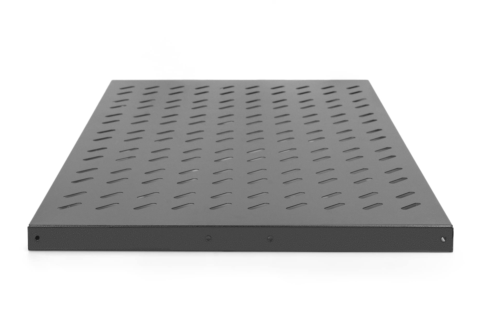 DIGITUS Ripiano - Profondità variabile - Per installazione fissa - 19 pollici - 1U - Portata 50 kg - Per armadi di rete e server - A partire da 1000 mm di profondità dell'armadio - Nero
