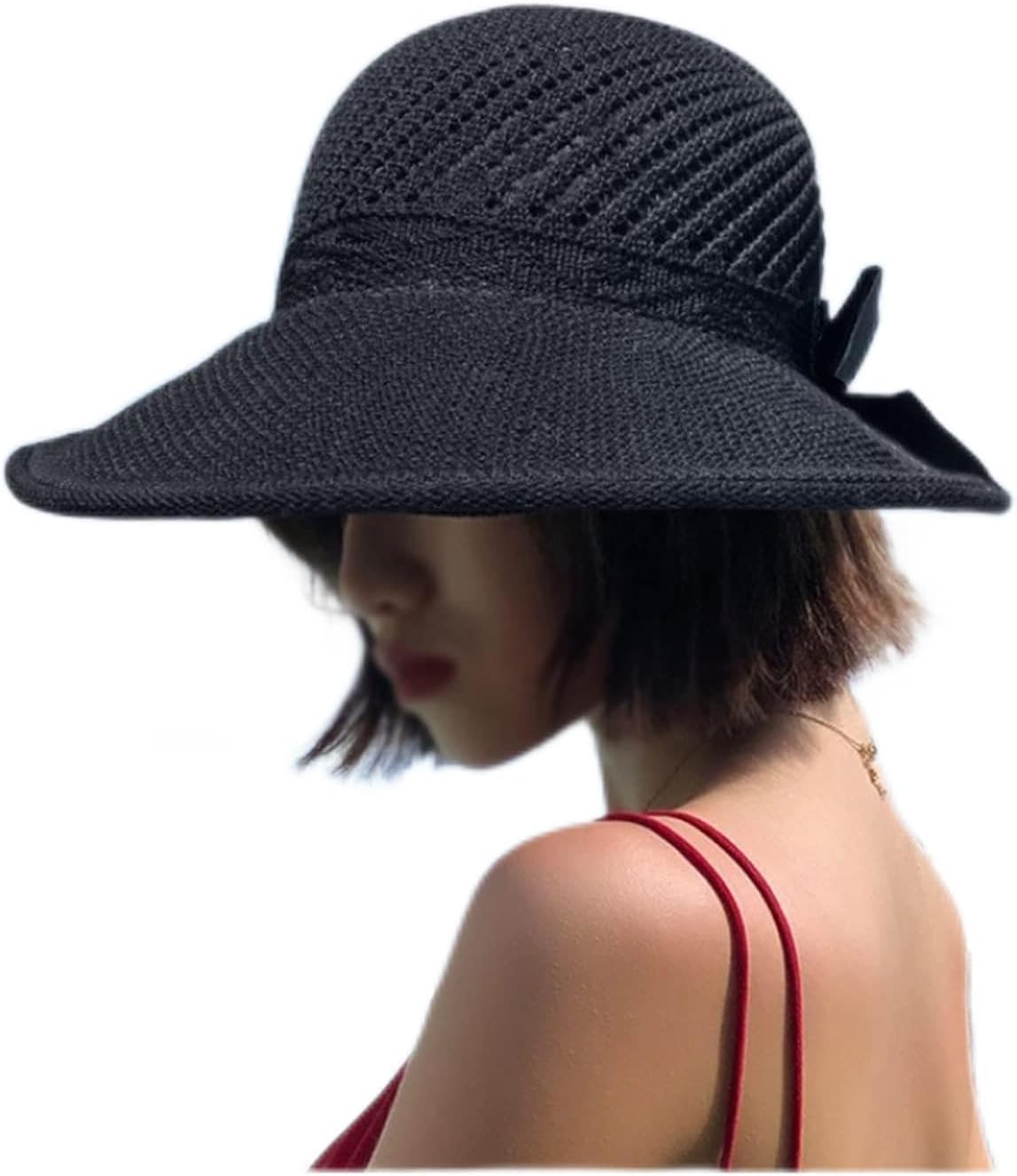 Sun Hat Folding Hat Empty Top Hat Sunshade Hat Women's Travel is Versatile(E)