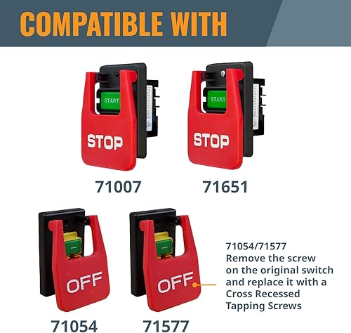 Vista 6 de POWERTEC 71834 Caja de interruptores profundos con herrajes para compatibilidad con POWERTEC Switch - 71007, 71651, 71054, 71577