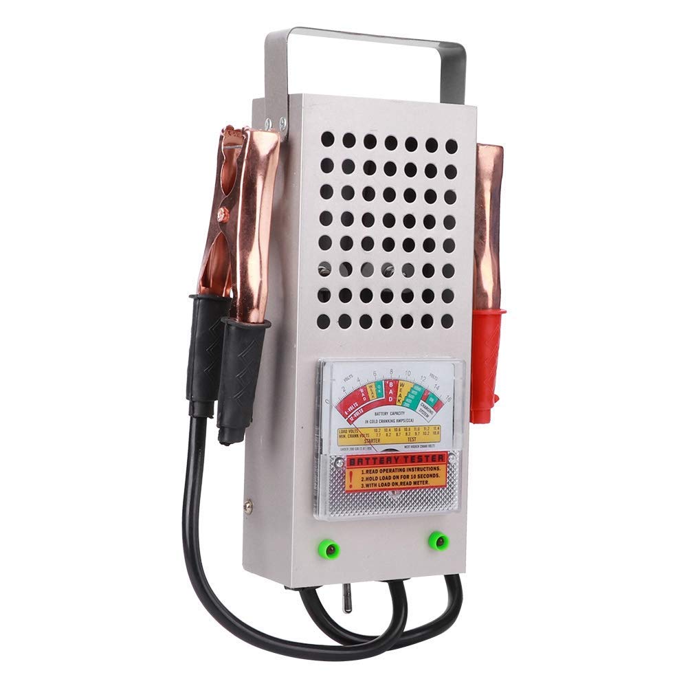 DAUERHAFT Tester per Batteria per Auto 12V, Analizzatore di Carico Automobilistico 200AH, Tester per Batteria di Prova di Carica, Test di Carico Massimo Automobilistico