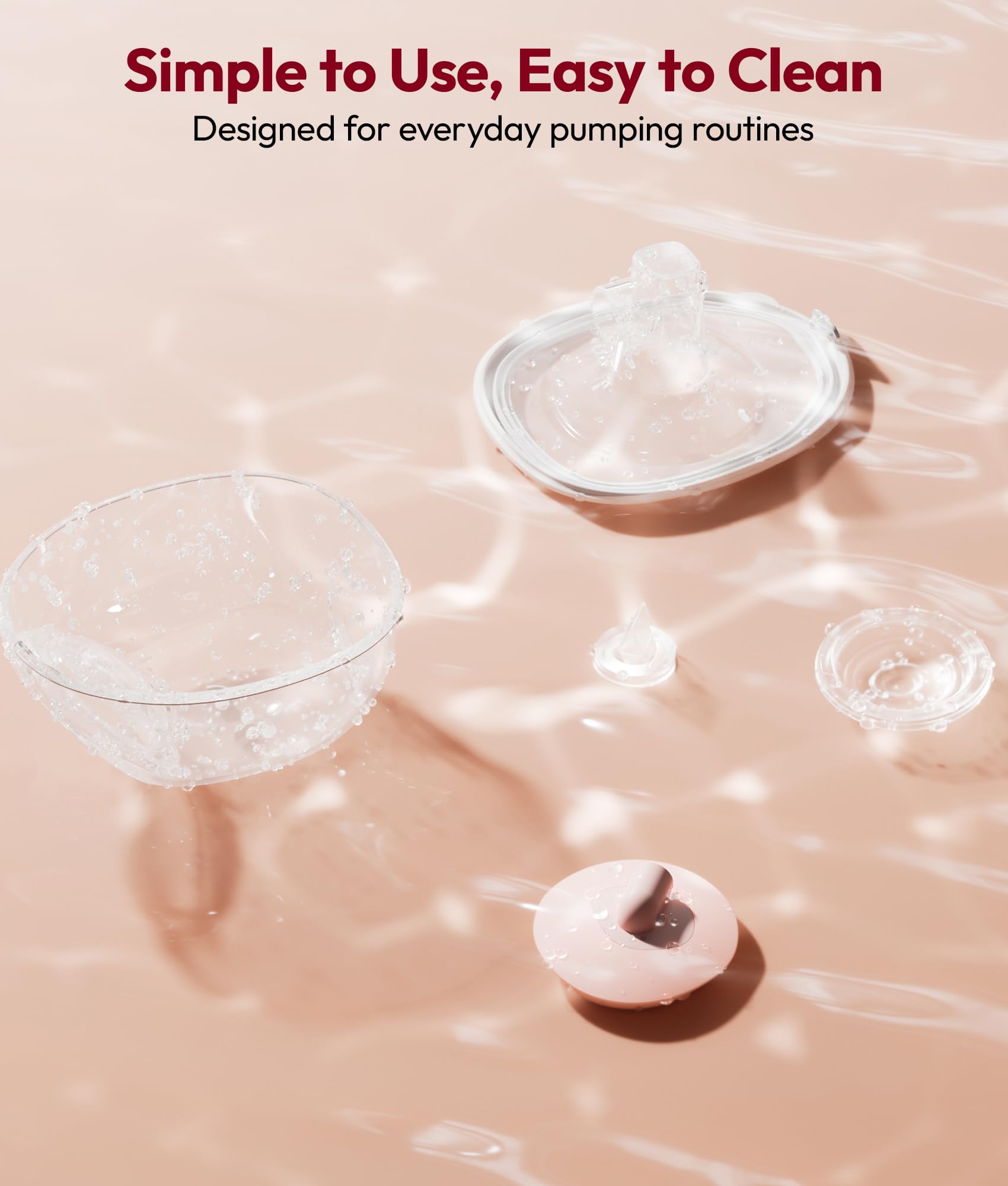 NCVI Tire-lait portable, pompe électrique mains libres avec aspiration de 300 mmHg de qualité hospitalière, portable et rechargeable, 4 modes, 9 niveaux pour la maison, le travail et les déplacements