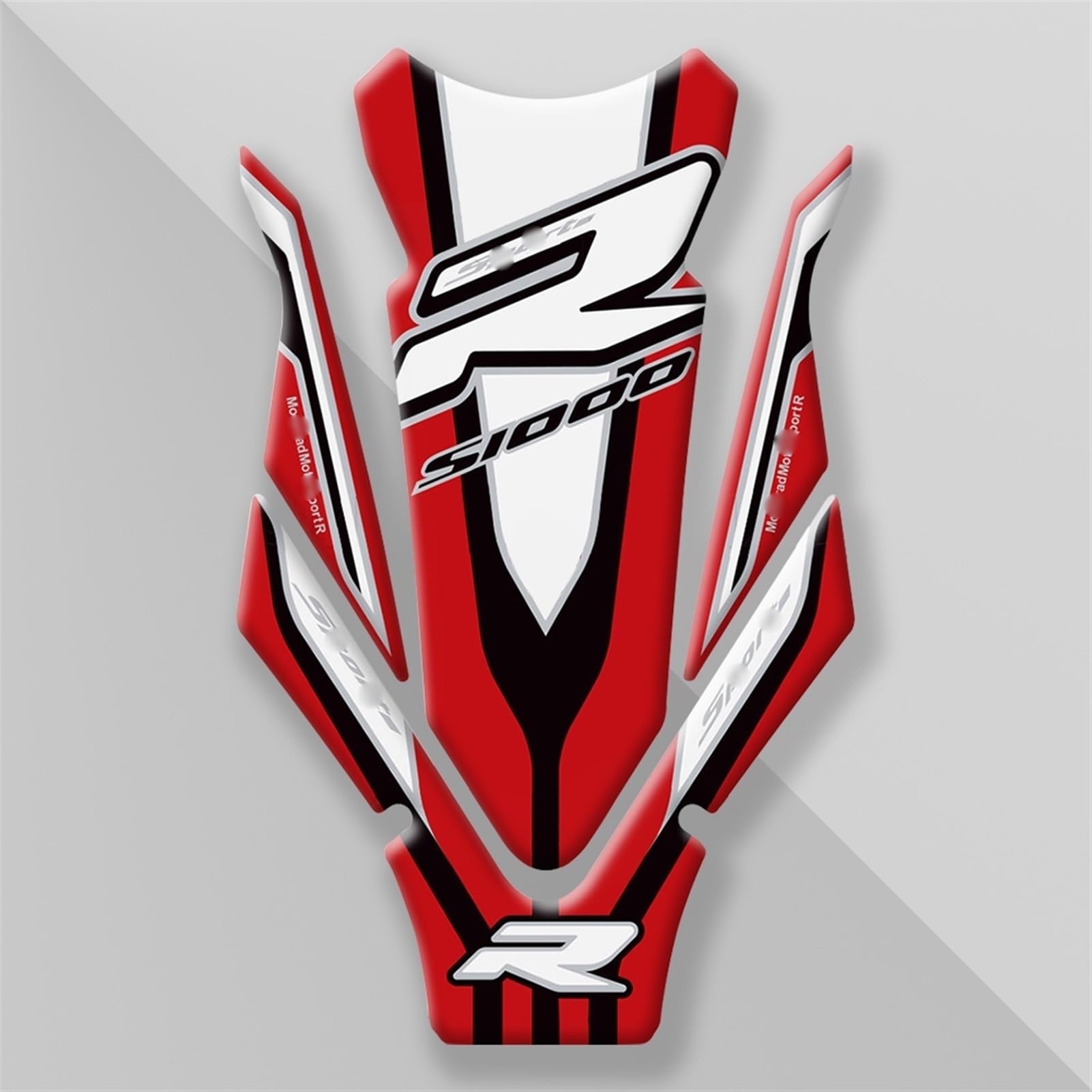 Motorcycle Tank Pad Protector Racing Tankpad Sticker Fuel Side Fishbone Applique for BMW S1000R 2021 Streetfighter(Color4)