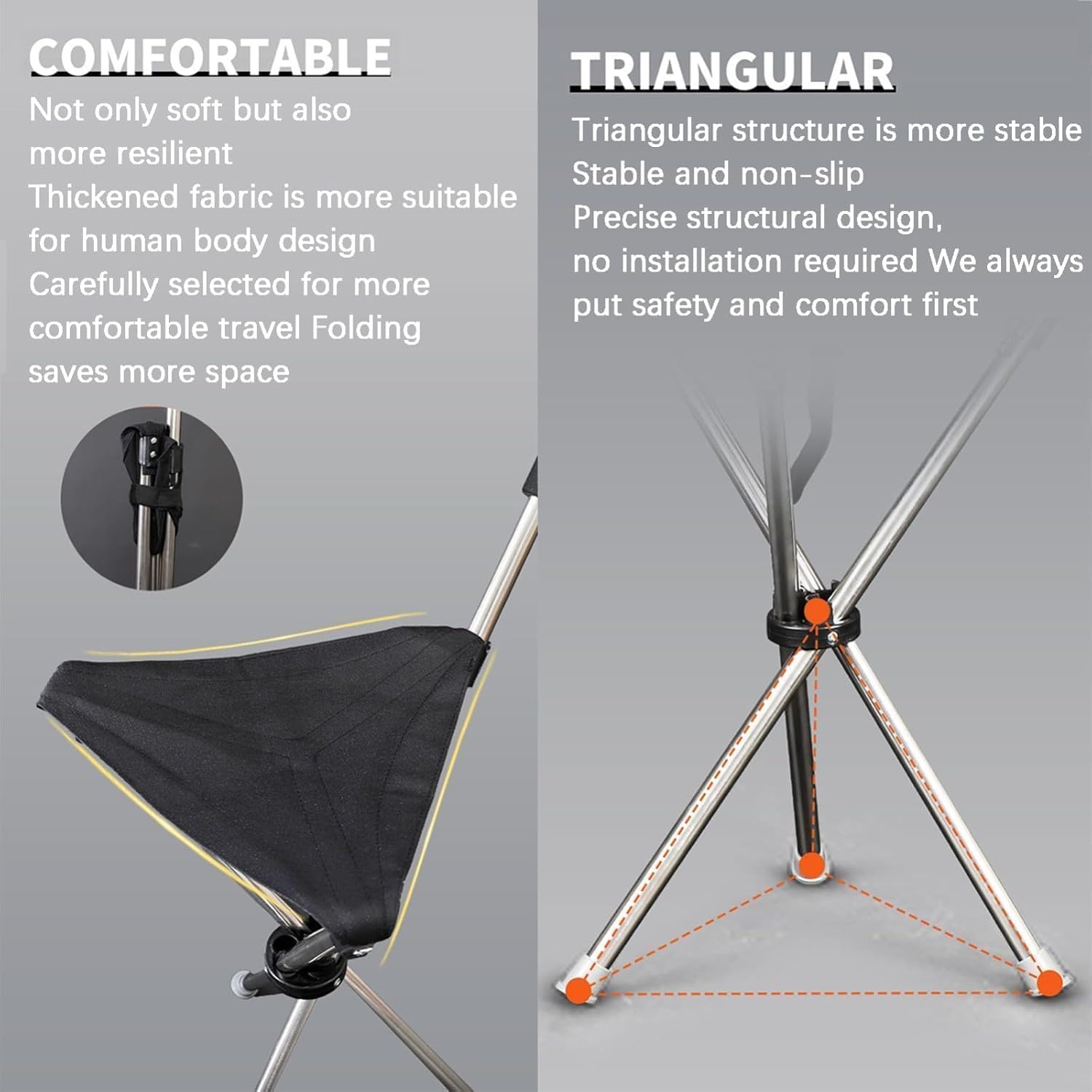 Bastone Multifunzionale Con Sedile Stampelle Sgabello Per Anziani Large Seat Board Altezza Regolabile Pieghevole Per Anziani, Disabili E Persone Convalescenti Con 3 Gambe Retrattil