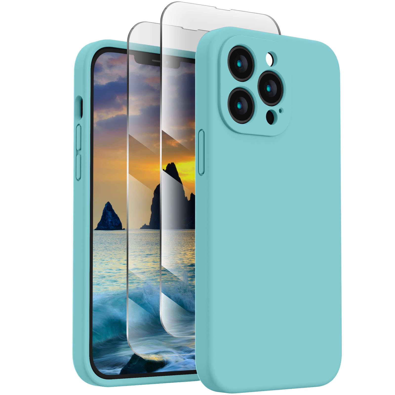 FireNova Designed for iPhone 13 Pro Max Case, 6.7", Sea Blue