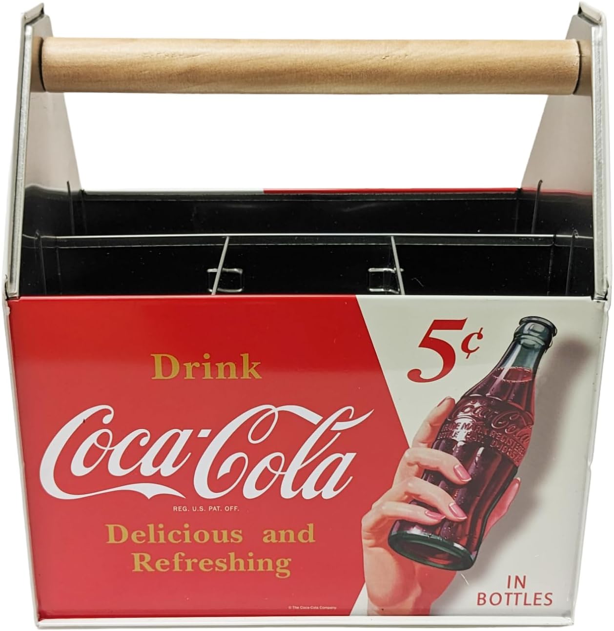 Tin Box Company Large Utensil Caddy, Holds Utensils, Coke 2025