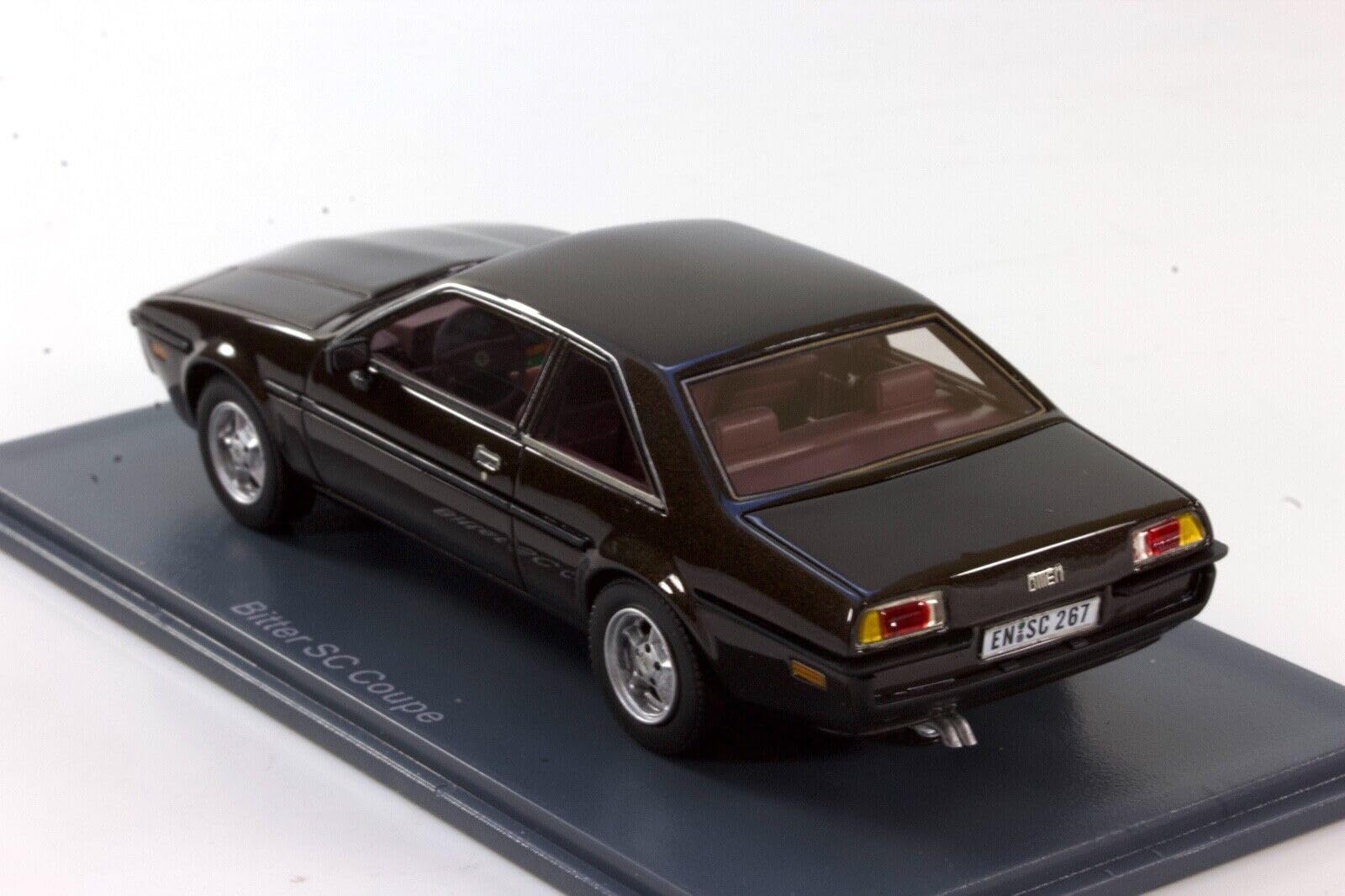 NEO 1/43 ビッター SC クーペ 1979 (ダークブラウンメタリック) Amazon.co.jp: NEO 1/43 ビッター SC クーペ 1979 メタリック