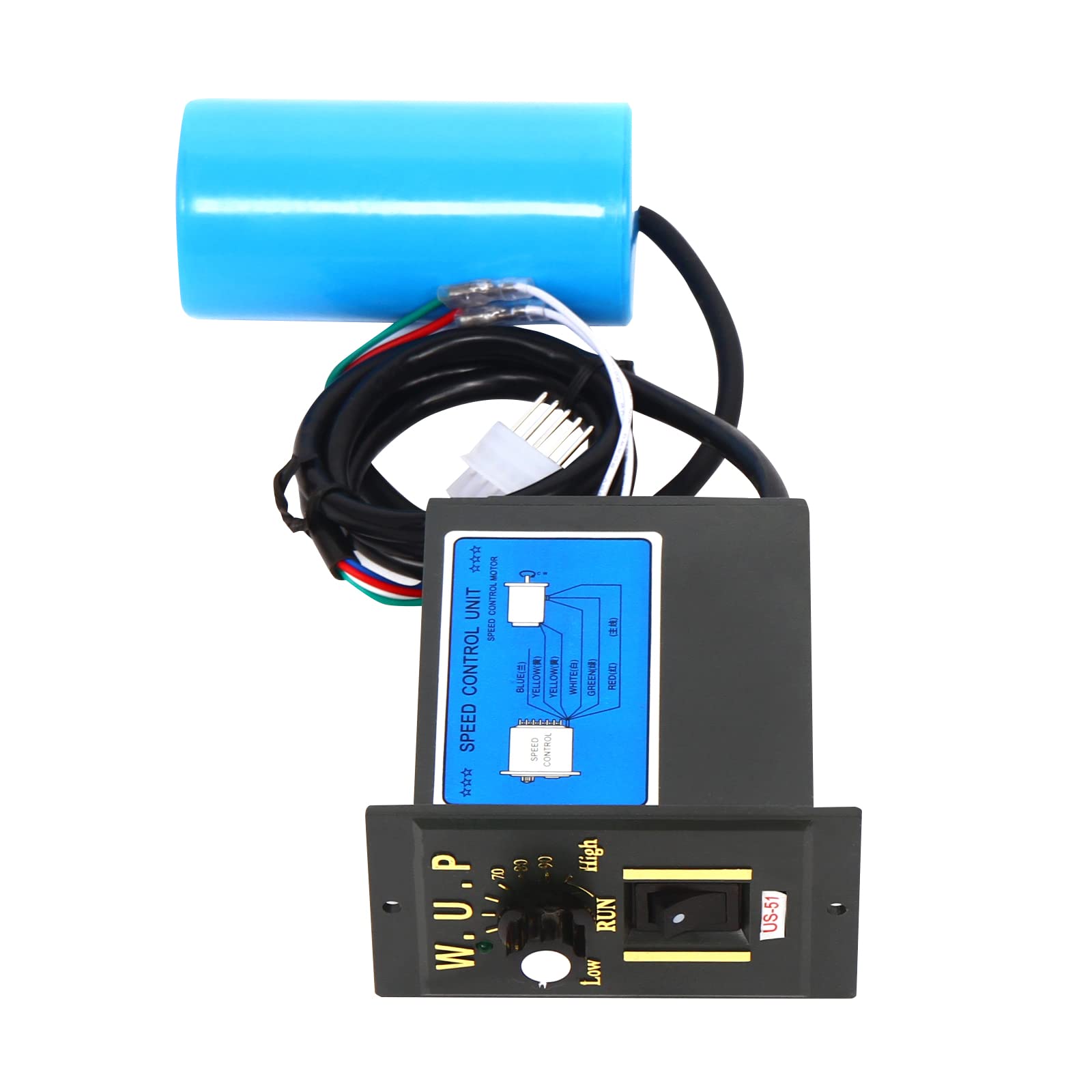 AC 220V Getriebemotor 250W Motor mit Getriebe 10K 1350/1650 RPM Getriebedrehzahlmotor