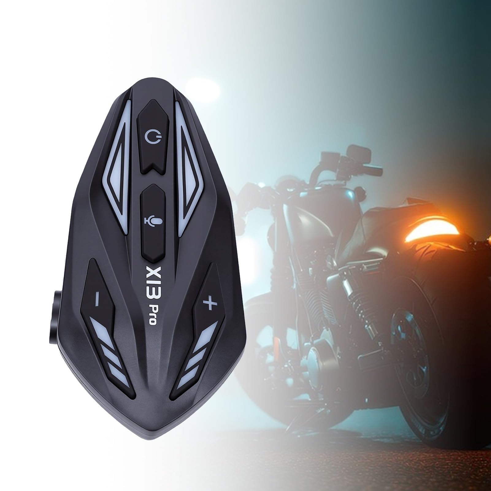 Casque Bluetooth pour Casque de Moto, IP67, Batterie 1150mAh