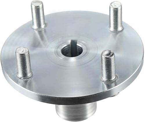 Miniatura 2 de jtfrkope Hub de eje en vivo Go-Kart de 4 x 4 pulgadas con cubo de 2-34 pulgadas y escalón de 1 a 34 pulgadas