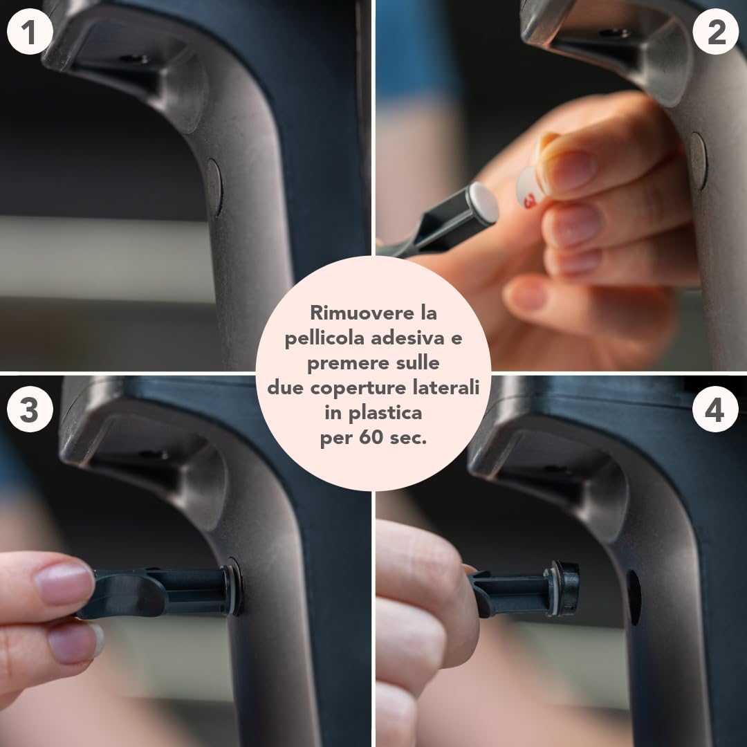 Wundermix WunderGrip Impugnatura Monsieur Cuisine Connect, Trend | Rimovibile, pratica impugnatura per la ciotola, utilizzo con una sola mano