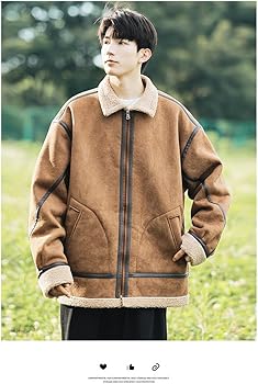 Amazon | [NOMSOCR] ボアジャケット メンズ フェイクムートン