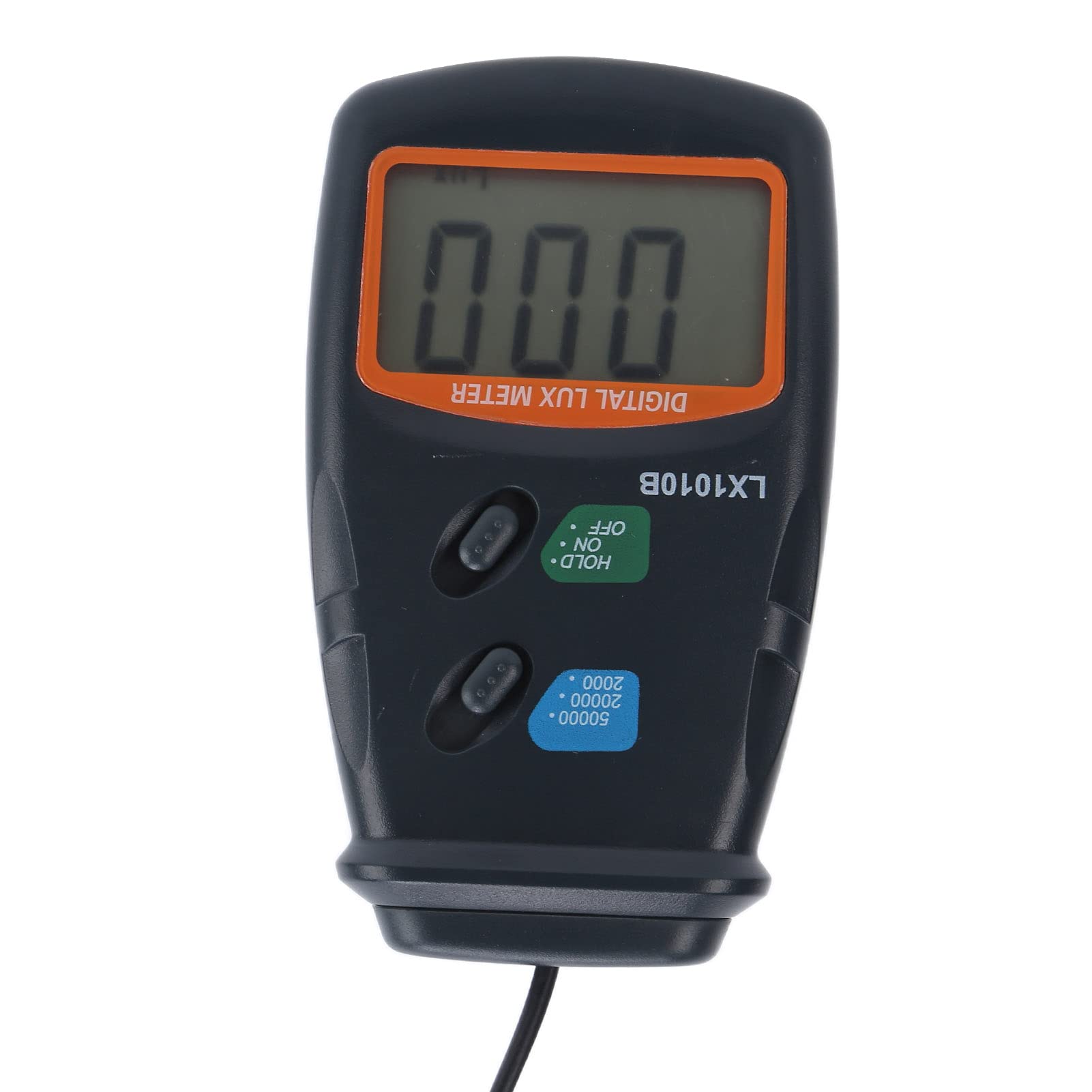 LX1010B Luxmètre Numérique, 0-50 000 Lux avec Maintien de Données, Précision ± 4%, 2 Lectures/sec, écran LCD 18mm, pour la Photographie, L'éclairage Intérieur, les Mesures de