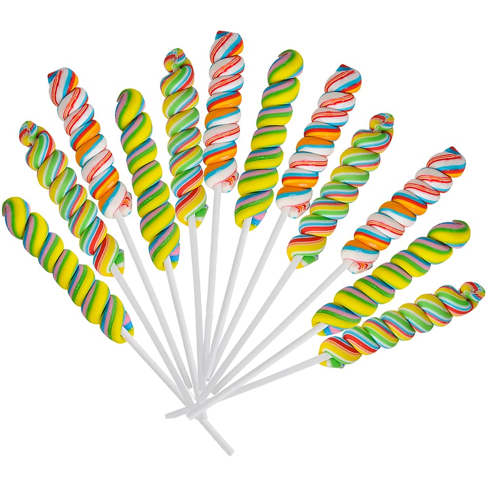Amazon.com : RIN Twist Lollipops Candy, 12 Count : Suckers And