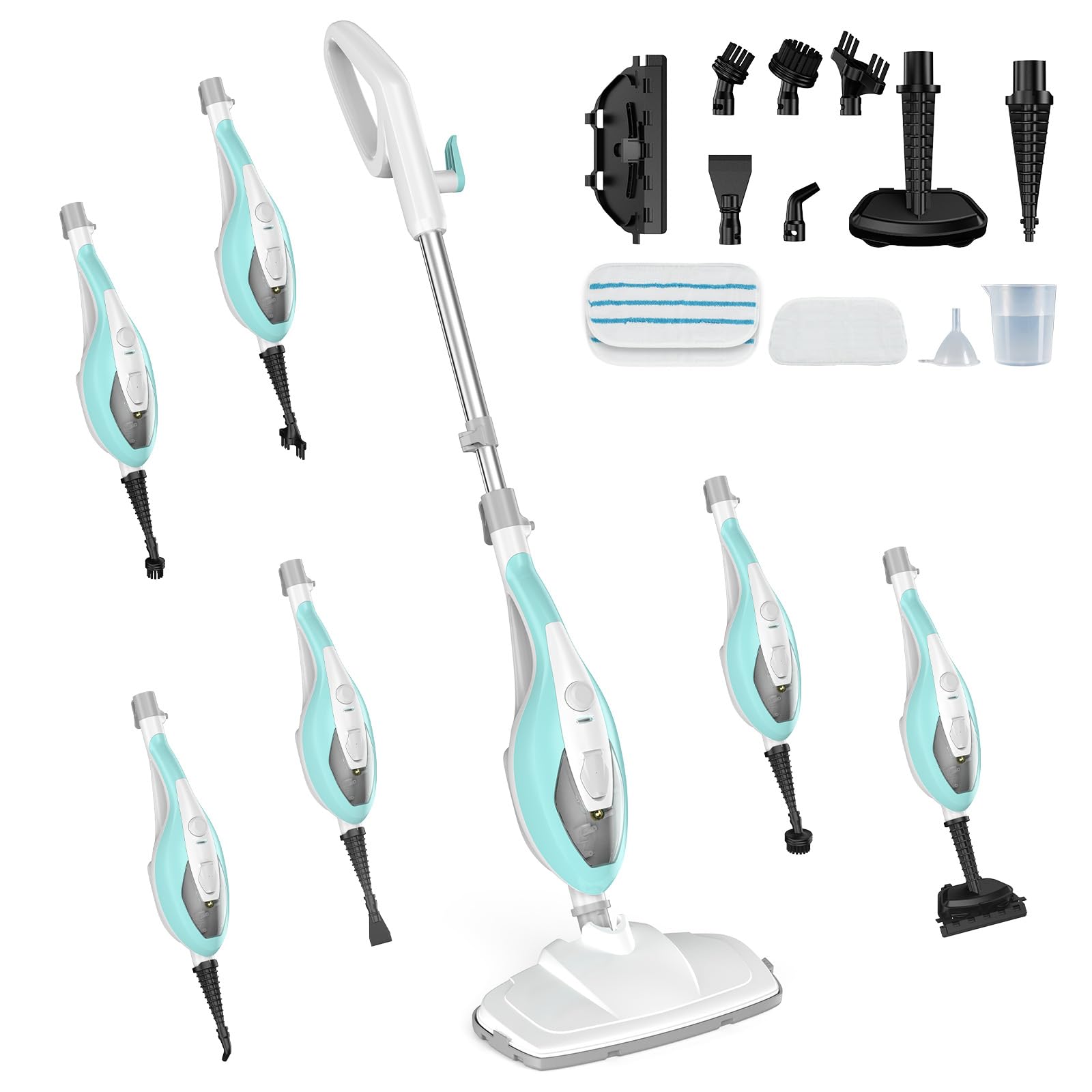 DUMOS 10-in-1 Multifunctional Steam Mop