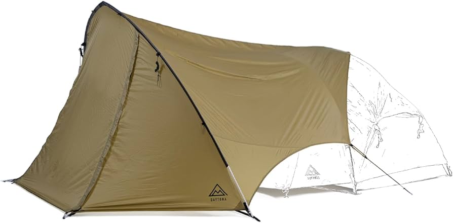 デイトナ DAYTONA マエヒロシェルター カーキ【タープポール100cmも】 MAEHIRO SHELTER（マエヒロシェルター）｜neGla｜テント・タープ