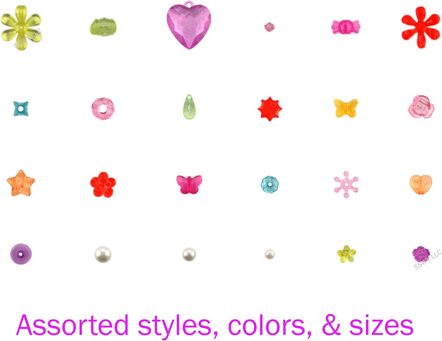 DAZZLINGKIT DIY Bracelet Making Kit for Kids Ages 6 to 12. Elastic Cord, Charms & Clasps – Perfect Jewelry Craft Kit for Girls, Personalized Bracelets & Gift Ideas - Image 2