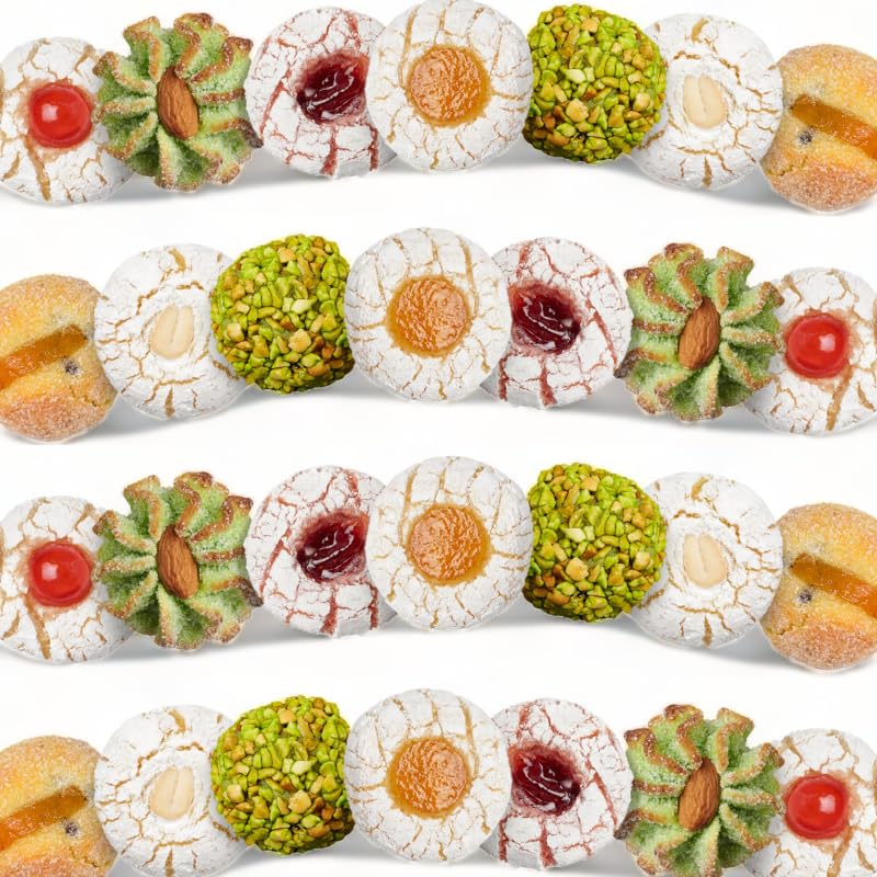 SICILIA BEDDA CAPACI Sizilianisches Mandelgebäck, „I Tipici Siciliani“-Bonbons, lose und einzeln verpackt, in verschiedenen Gewichtsvarianten - 3 kg